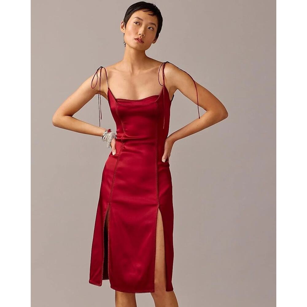 Anna October x J. Crew Side Slit Dress